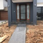 New Home Coloured Concrete Caddens Estate