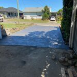 New Coloured Concrete Driveway. Call TCB Concrete